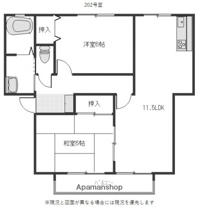 ウィンディアFURUBAYASIの間取り