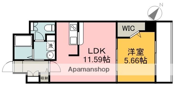 西蟹屋K.Kの間取り