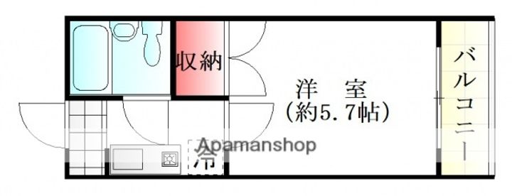 アルティメイトBUILDING.仁保(旧パレグレース三栄)の間取り