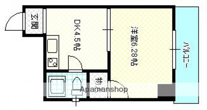 第1奥田ビルの間取り