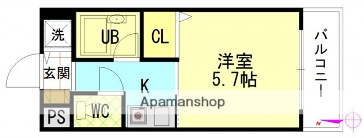 Mビル鈴が台の間取り