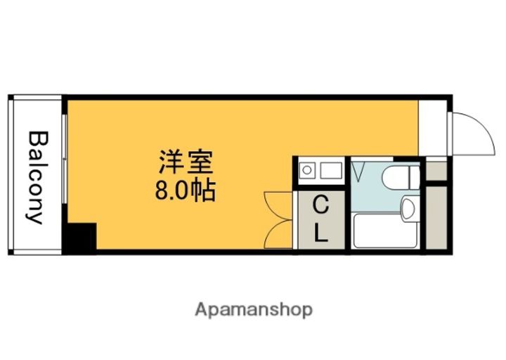 広島県広島市西区庚午中3丁目の賃貸マンションの間取り