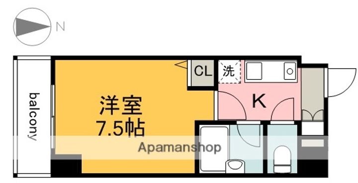 第2片山ビル302の間取り