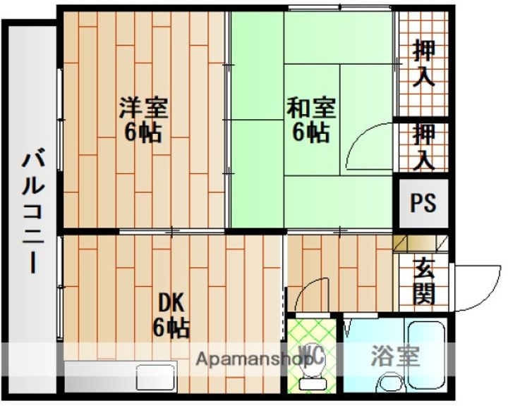 第6タナカビルの間取り
