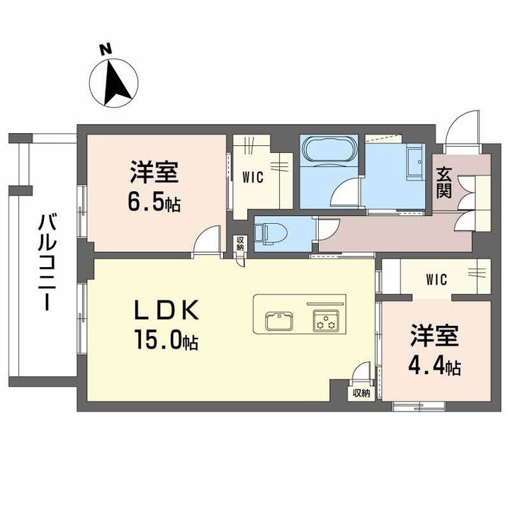 リバーサイドクレドの間取り
