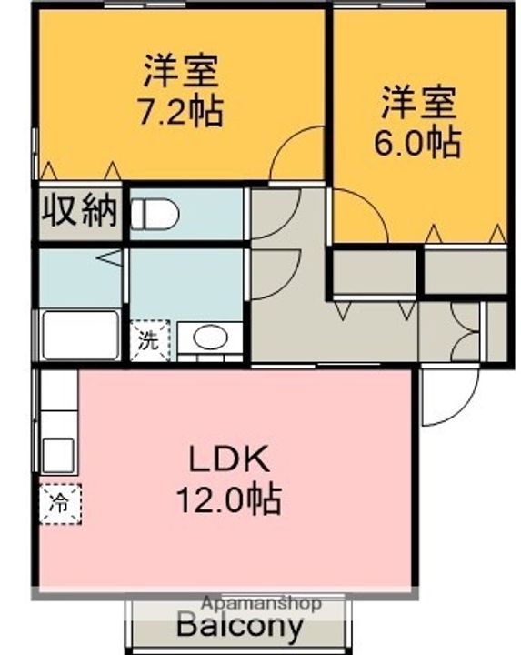 ソレイユの間取り