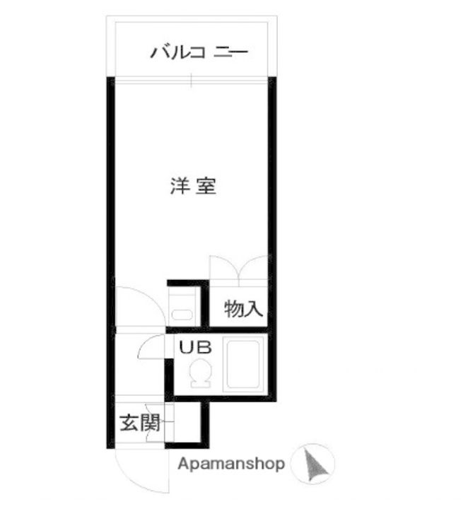 ワイアンドワイ宝町ビル309の間取り
