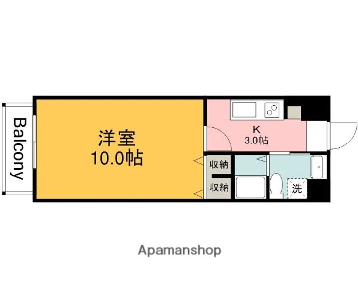ウイング金屋町ステーションサイドの間取り