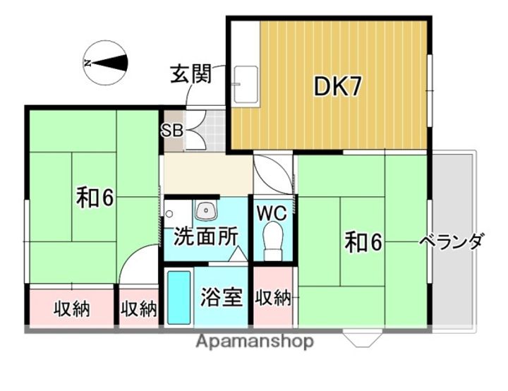 メゾン東浄の間取り