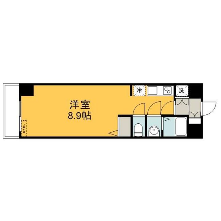 広島県広島市安佐南区大塚西3丁目の賃貸マンションの間取り