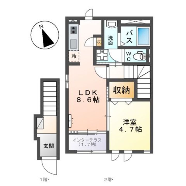 マシコットKの間取り