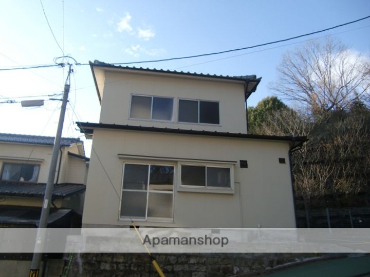 尾長東アパート東側の外観