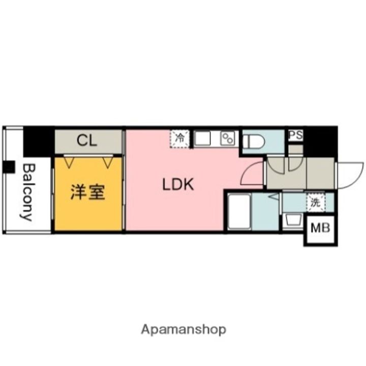 S-RESIDENCE空港通りawesomeの間取り