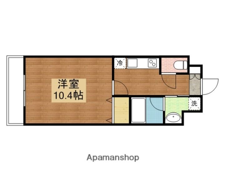 パラダイス西条201の間取り