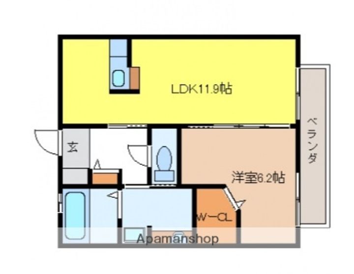 コーラル202の間取り