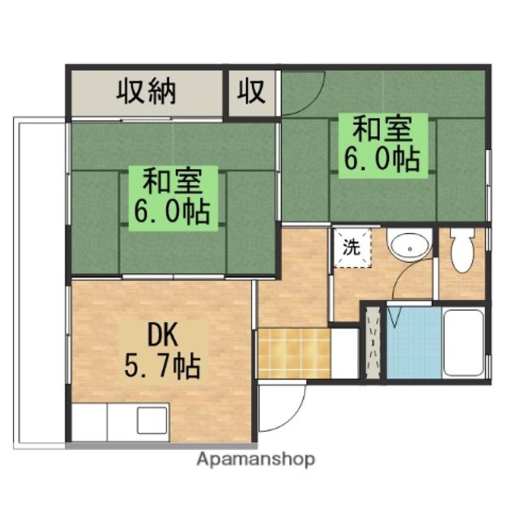 ベルメゾンイシダの間取り