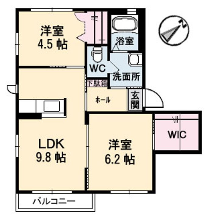 モンパルナスUの間取り