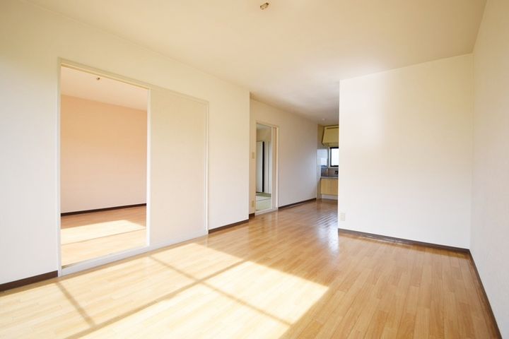 パークサイド・イズミ D号館の居間