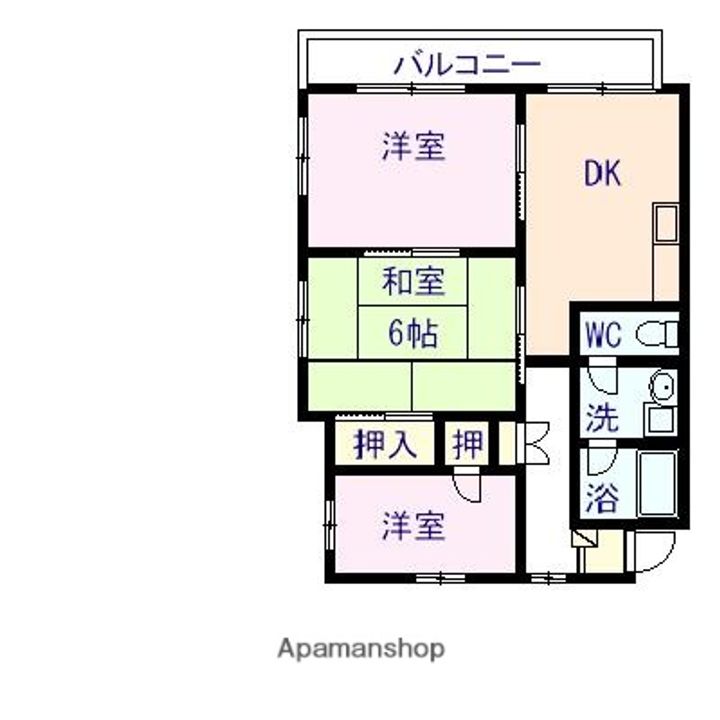 リバーサイド新町の間取り