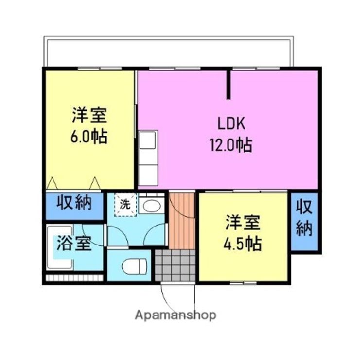 ハイツ77の間取り