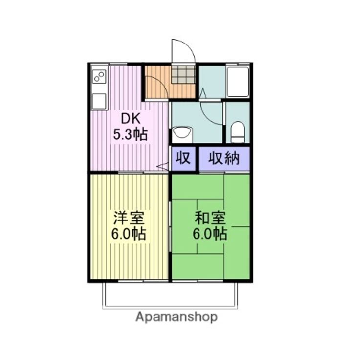 リズパークサイドの間取り