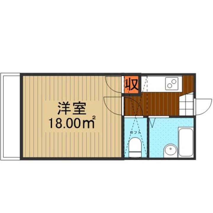 パティオス204の間取り