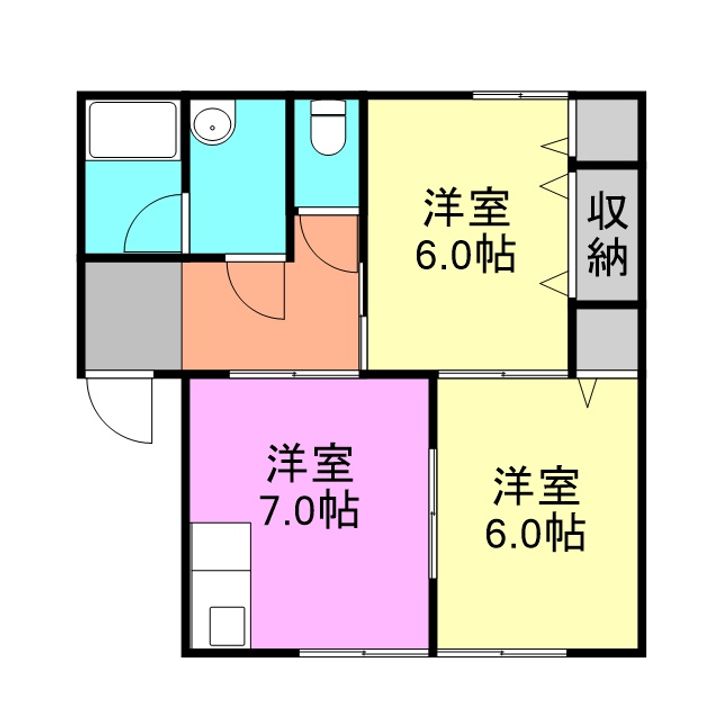 ドリーム大竹102の間取り