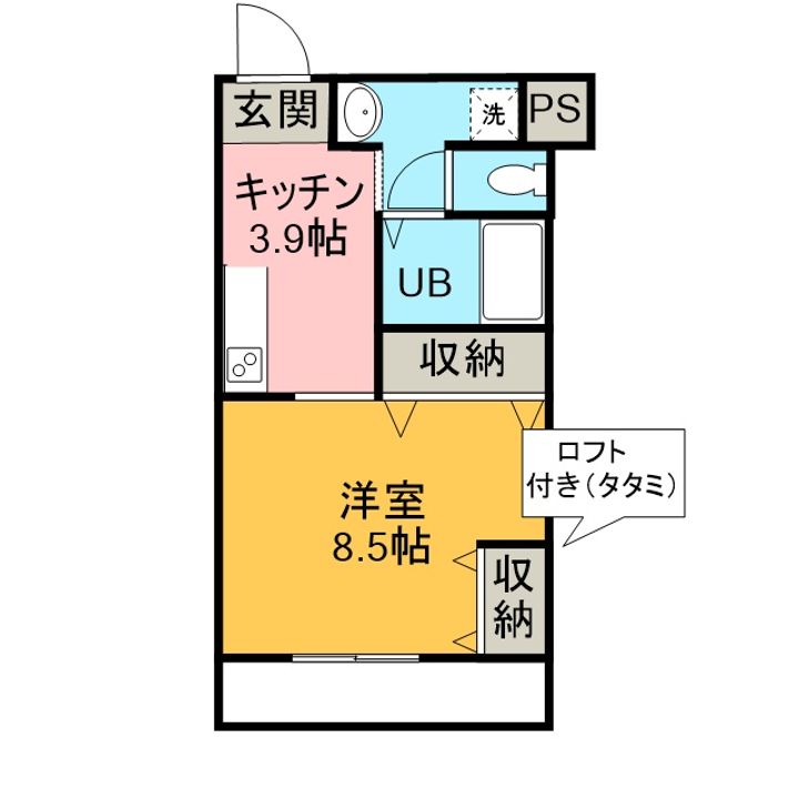 ベルテンポAGA204の間取り