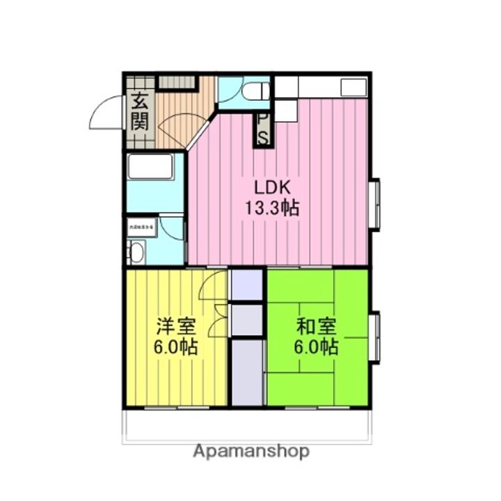カレラハイツの間取り