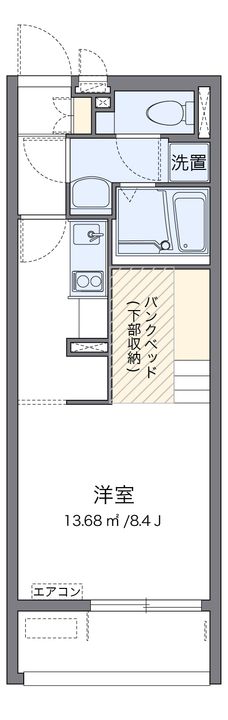 レオネクストミューズ102の間取り