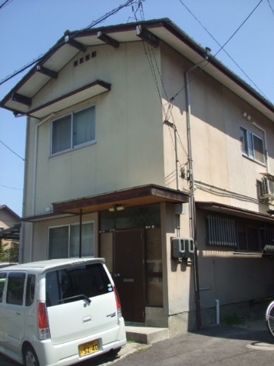 松原連棟式貸家の外観