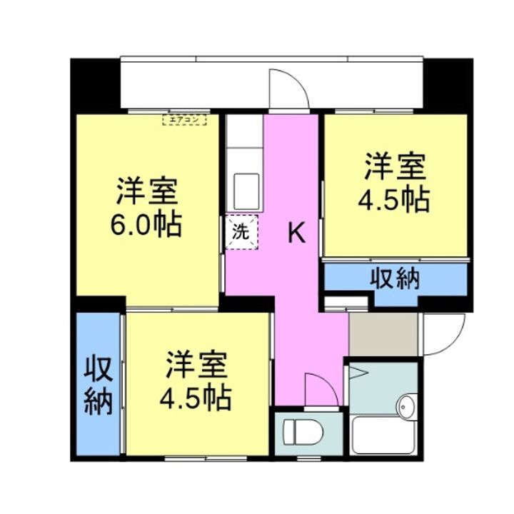 ヴィラナリー柳井の間取り