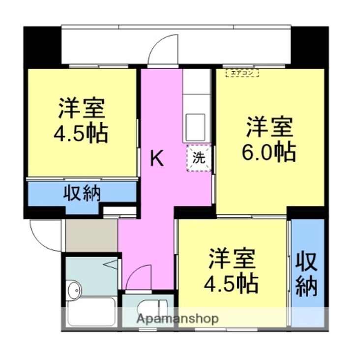 ヴィラナリー柳井205の間取り