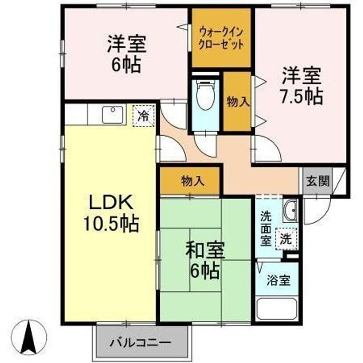 セジュールセトの間取り