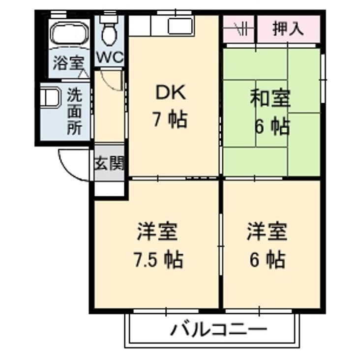 アン・シャーリー Ⅰの間取り