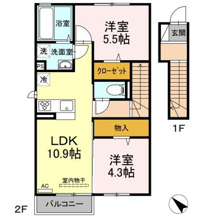 グランアルブル南町の間取り