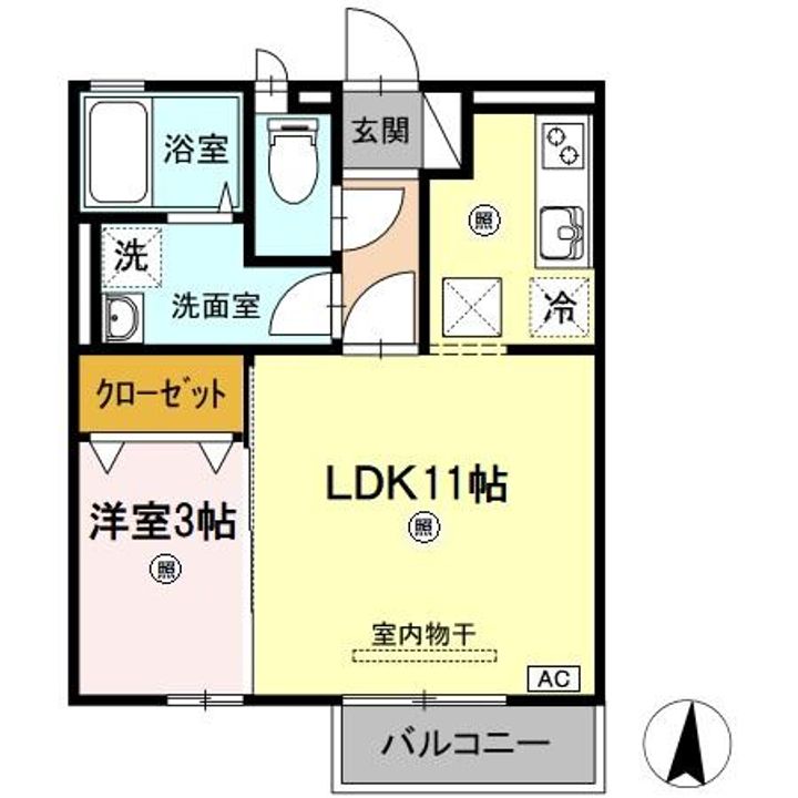 ルミナス南栄の間取り