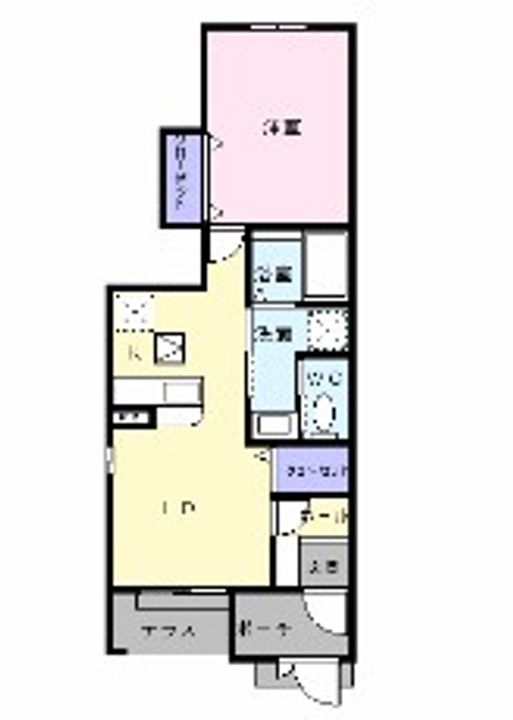 カーサフィオーレTHREEの間取り