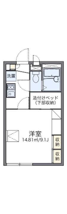 レオパレス西京の間取り