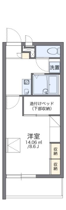 レオパレス大町の間取り
