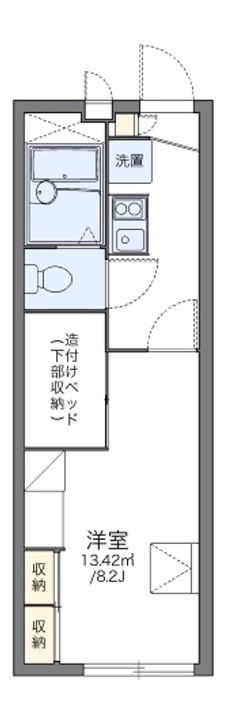 レオパレスカルムの間取り