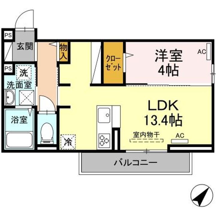 ワンパーパス維新公園の間取り
