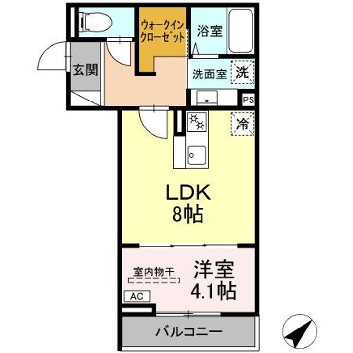 グランパセオ湯田の間取り