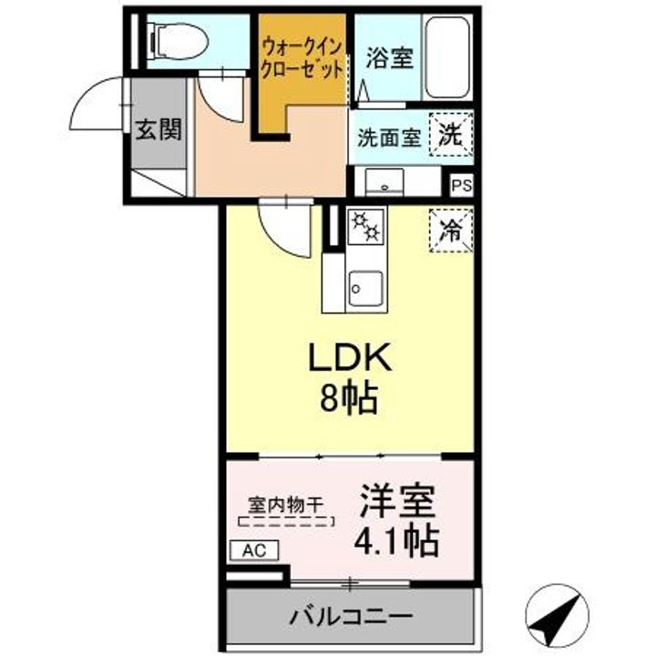 グランパセオ湯田の間取り