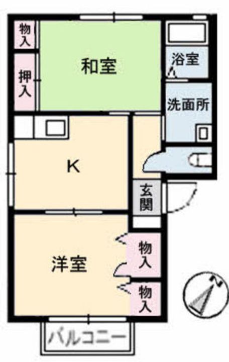 エクセルメゾンめぐみの間取り
