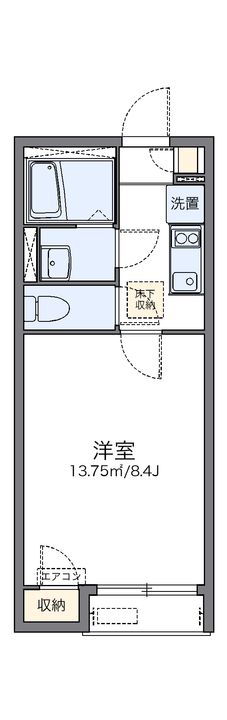 レオネクストエスポワールT Ⅵ108の間取り