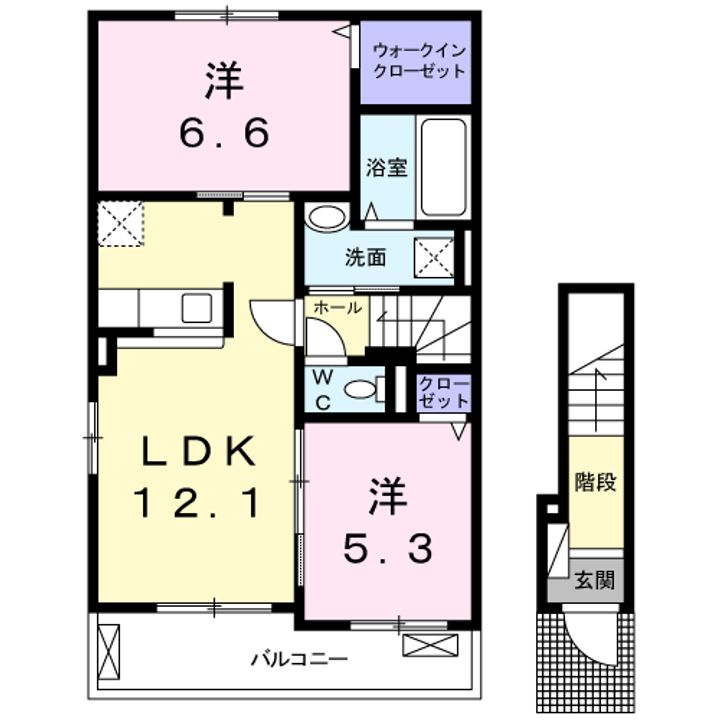 クオーレ Ⅳの間取り