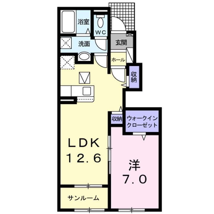 メゾン フルリールの間取り