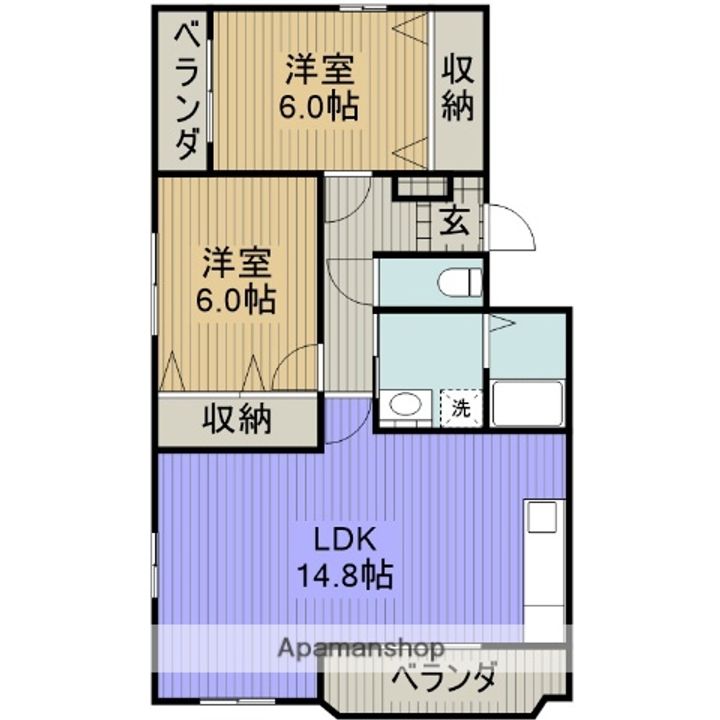 カンパネラ華城の間取り