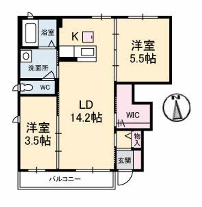 グランビュー C棟の間取り